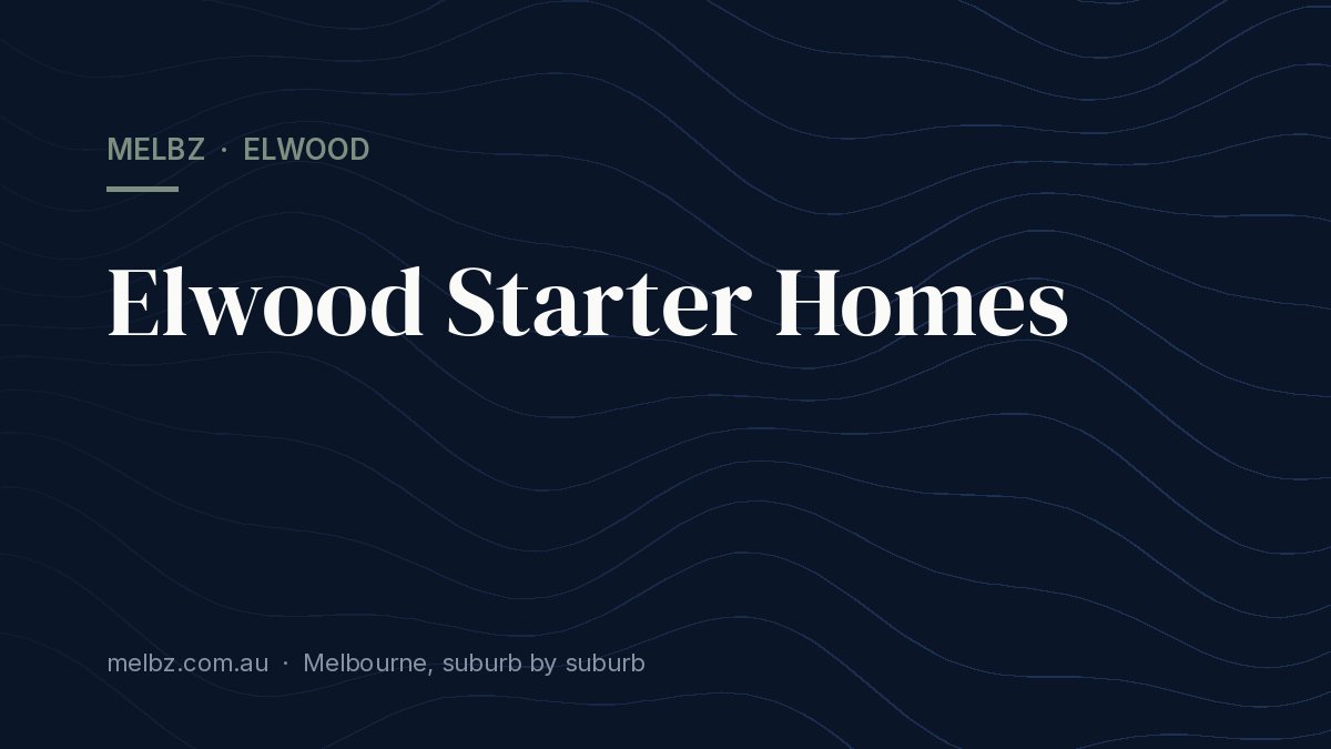 Title card: Elwood Starter Homes