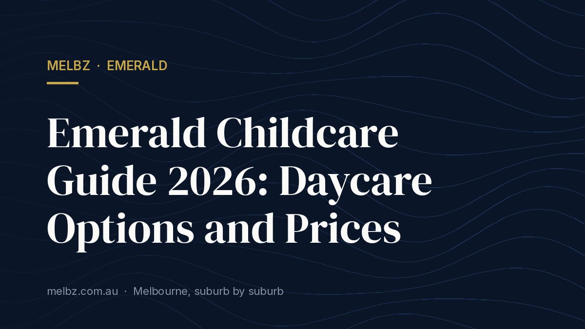 Title card: Emerald Childcare Guide 2026: Daycare Options and Prices