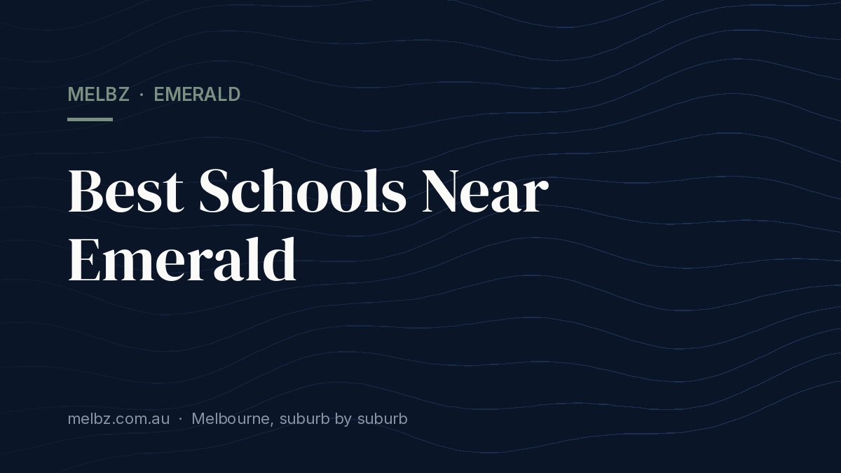 Title card: Best Schools Near Emerald