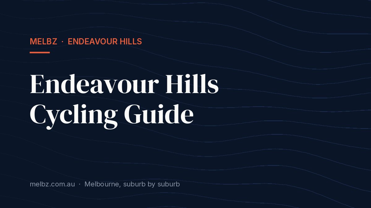 Title card: Endeavour Hills Cycling Guide