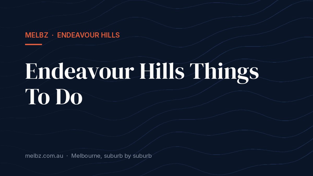 Best Bars in Endeavour Hills