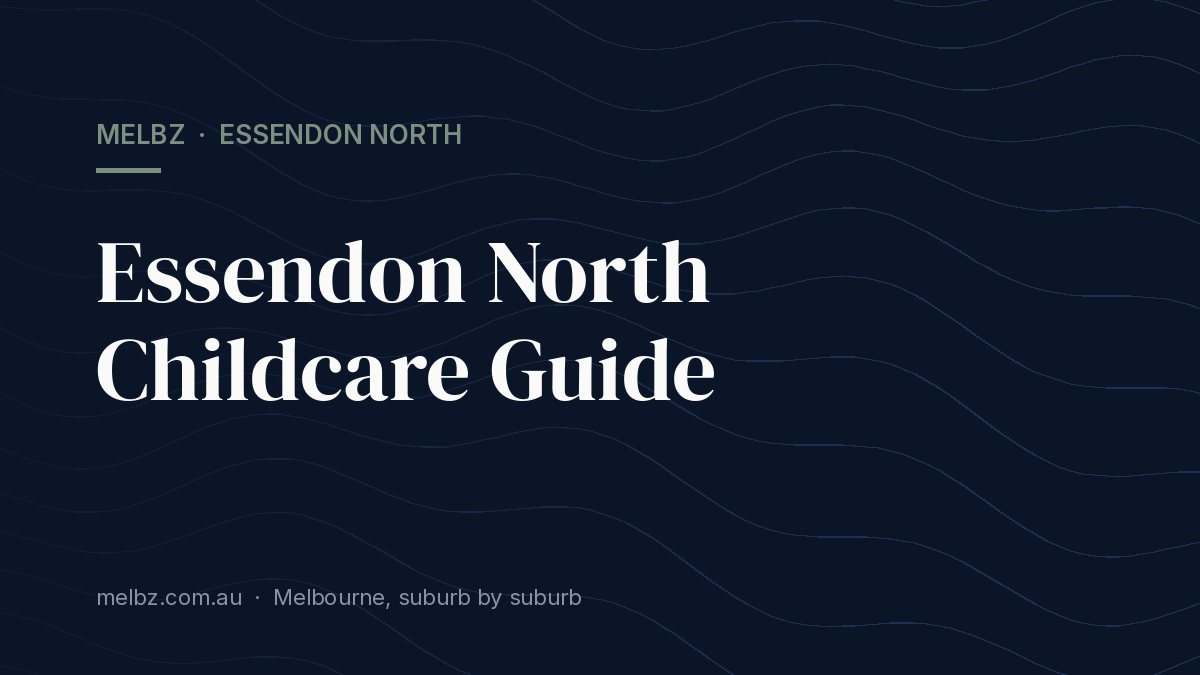 Title card: Essendon North Childcare Guide