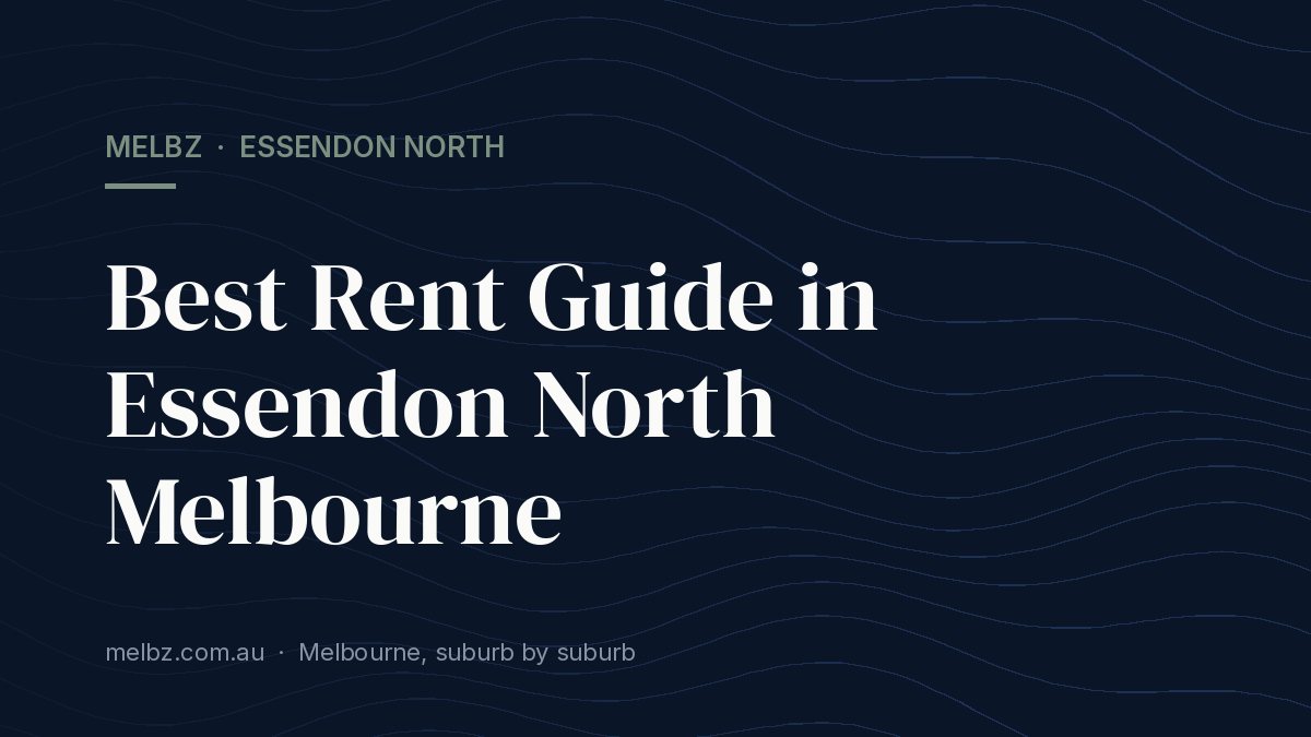 Title card: Best Rent Guide in Essendon North Melbourne