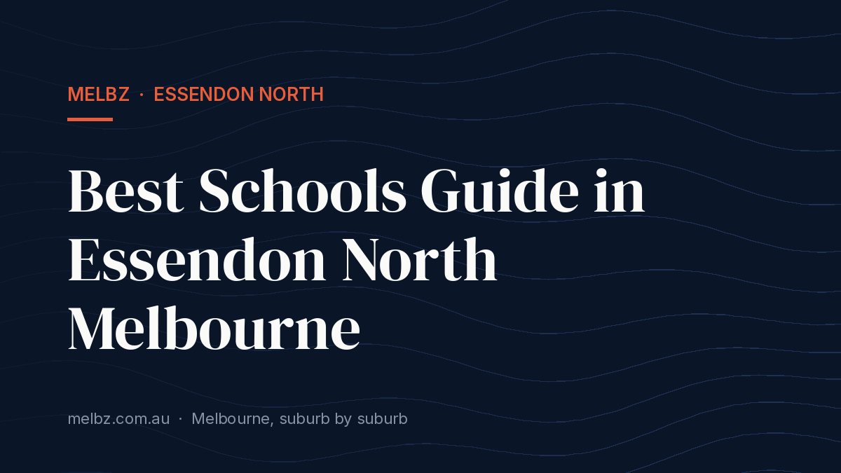 Title card: Best Schools Guide in Essendon North Melbourne
