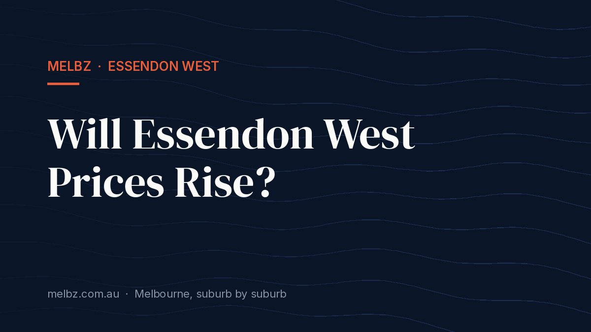 Title card: Will Essendon West Prices Rise?