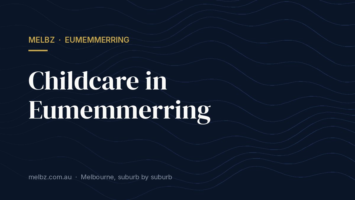 Title card: Childcare in Eumemmerring