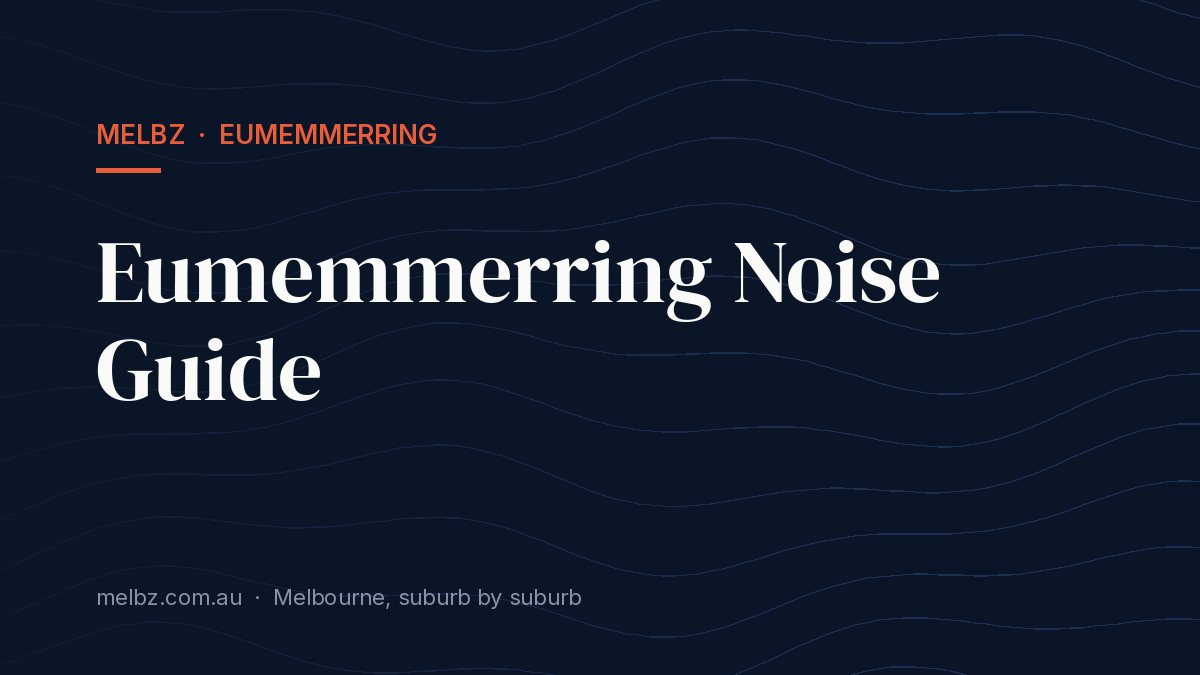 Title card: Eumemmerring Noise Guide