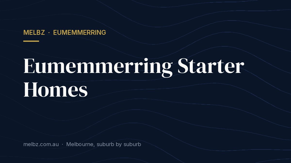 Title card: Eumemmerring Starter Homes