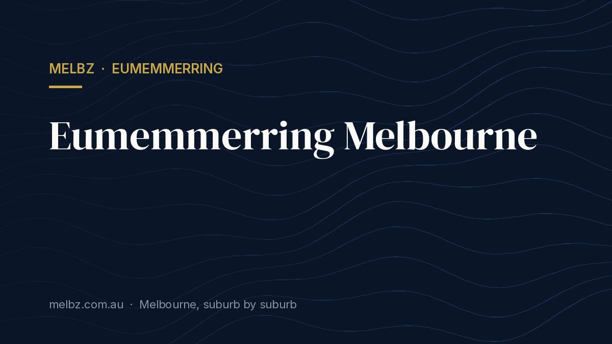 Title card: Eumemmerring Melbourne