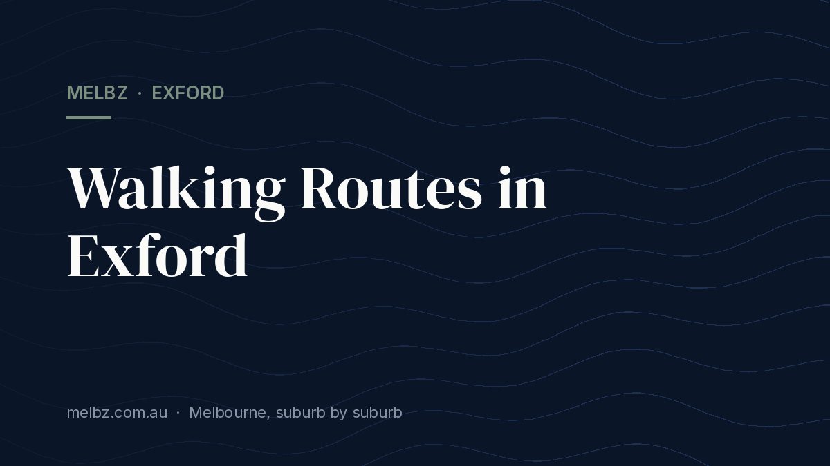 Title card: Walking Routes in Exford