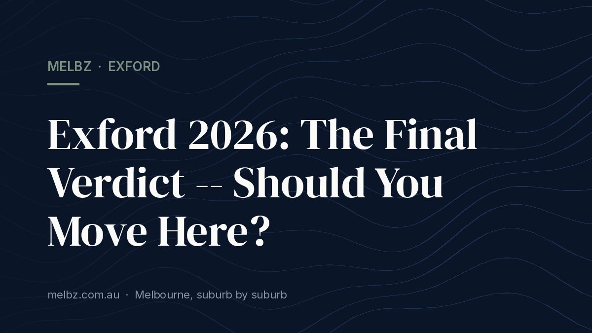 Title card: Exford 2026: The Final Verdict -- Should You Move Here?