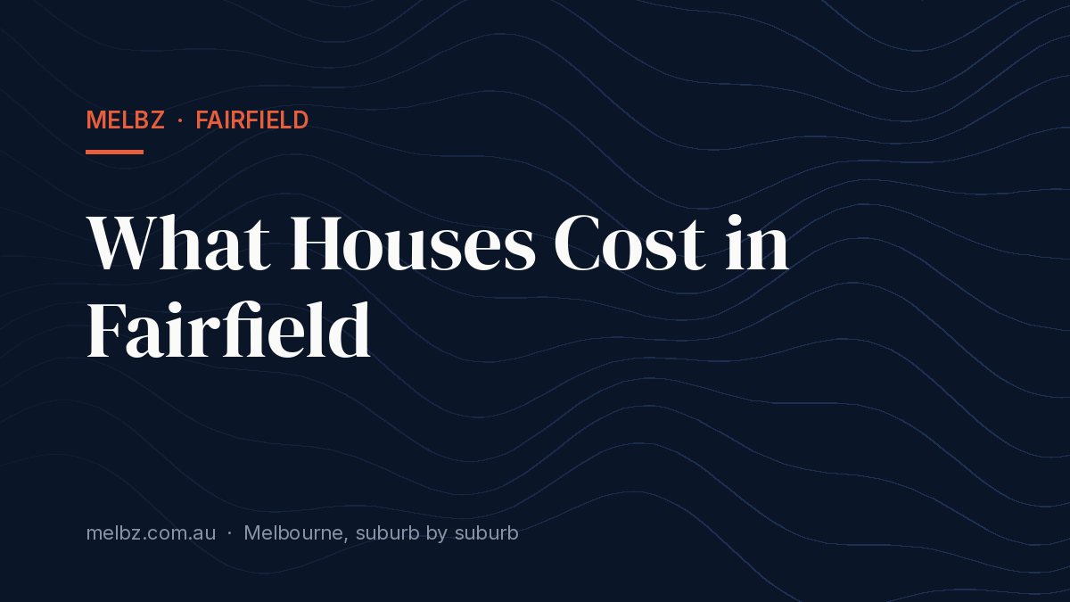 Title card: What Houses Cost in Fairfield