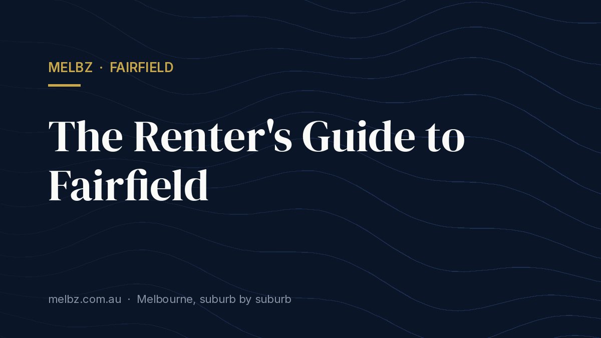Title card: The Renter's Guide to Fairfield