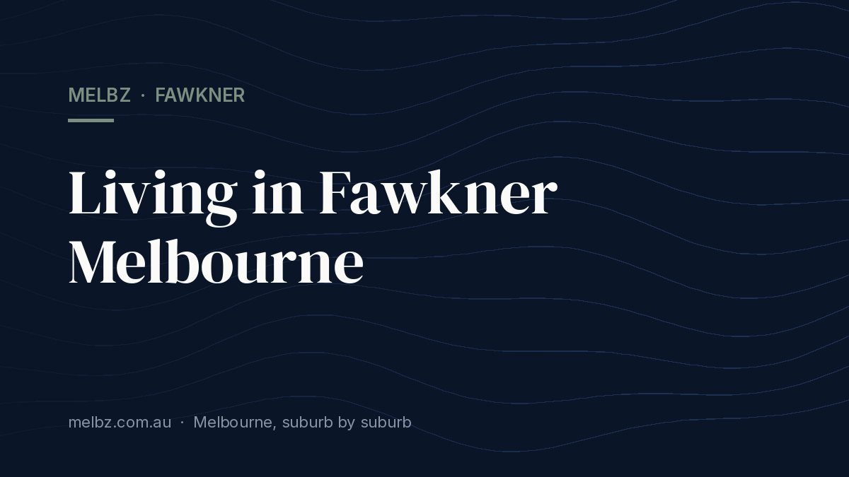 Title card: Living in Fawkner Melbourne
