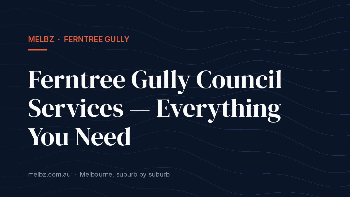 Title card: Ferntree Gully Council Services — Everything You Need