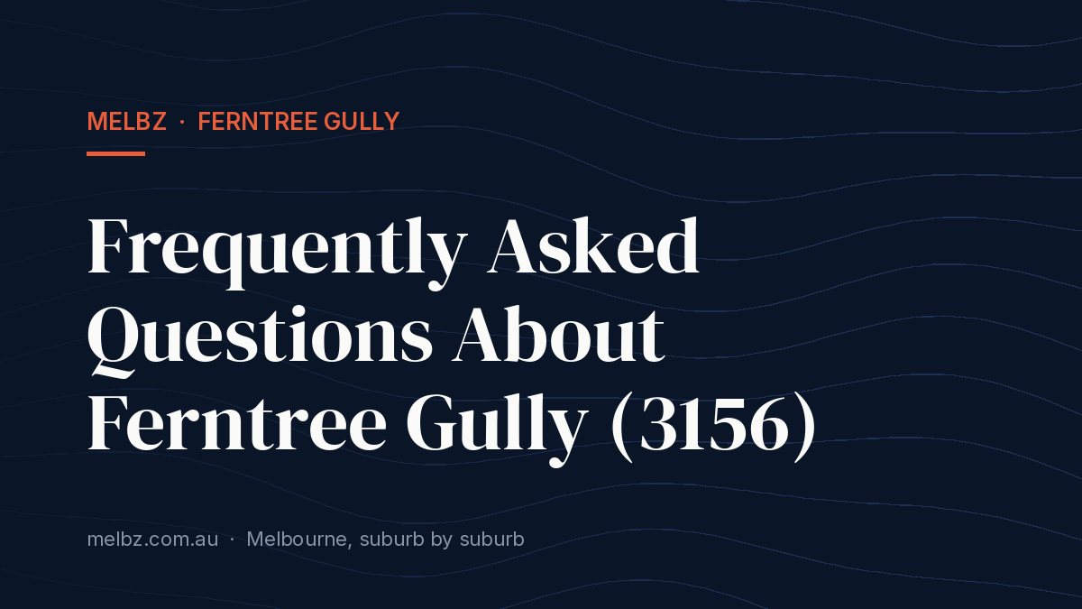 Living in an Apartment in Ferntree Gully