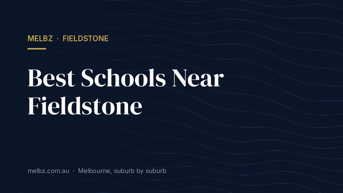 Title card: Best Schools Near Fieldstone