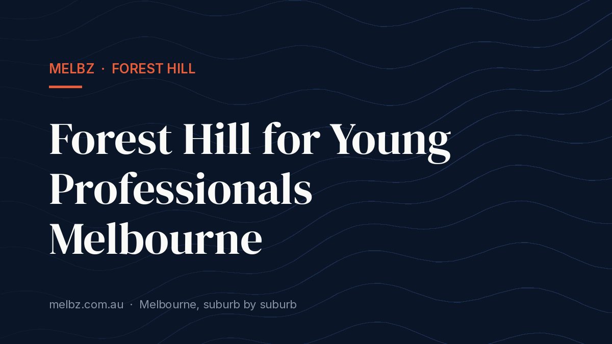 Title card: Forest Hill for Young Professionals Melbourne
