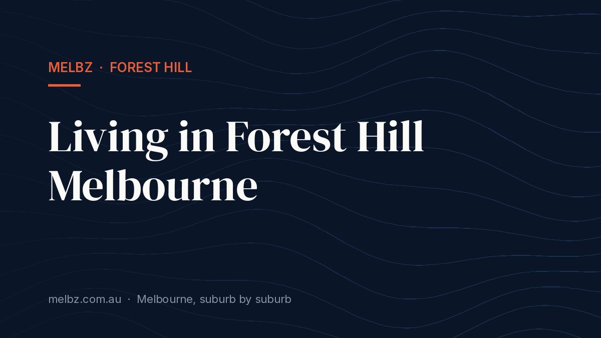 Title card: Living in Forest Hill Melbourne