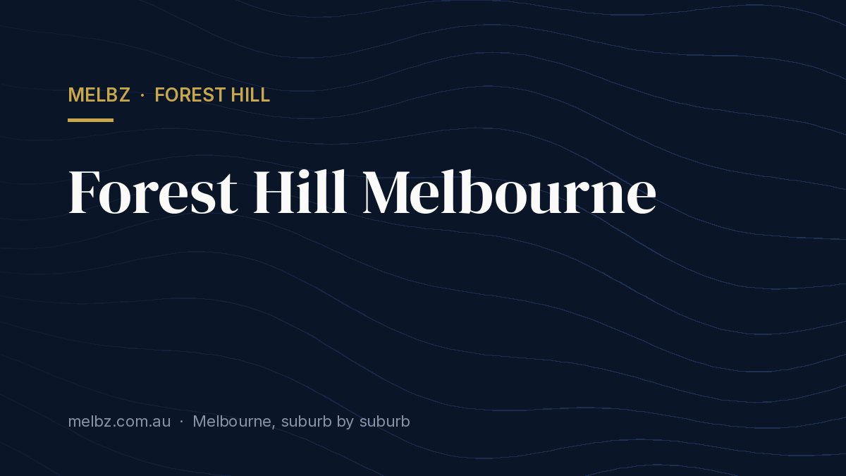 Title card: Forest Hill Melbourne