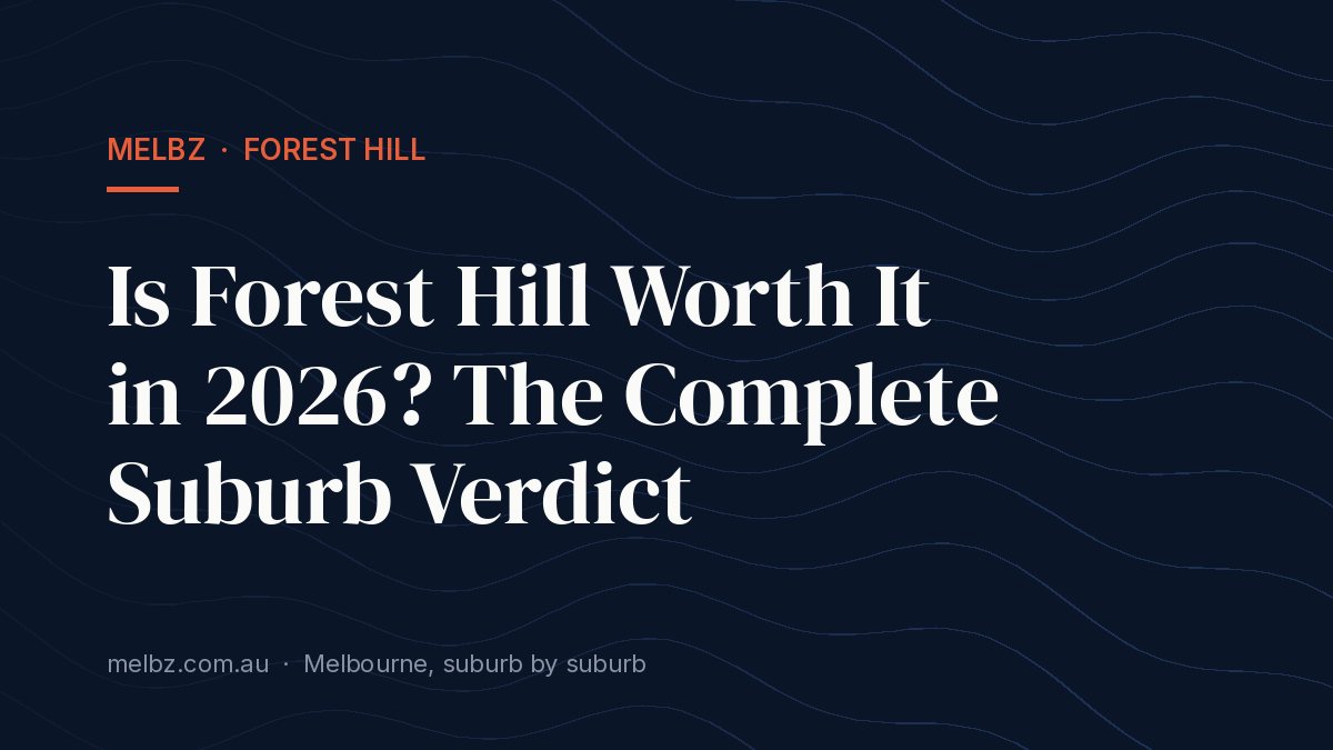 Title card: Is Forest Hill Worth It in 2026? The Complete Suburb Verdict
