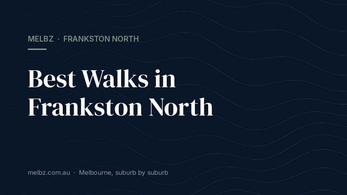 Title card: Best Walks in Frankston North