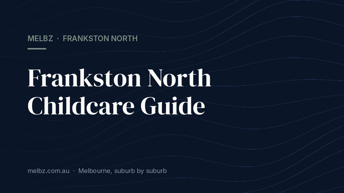 Title card: Frankston North Childcare Guide