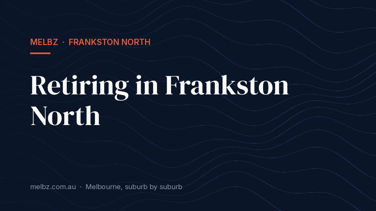 Title card: Retiring in Frankston North