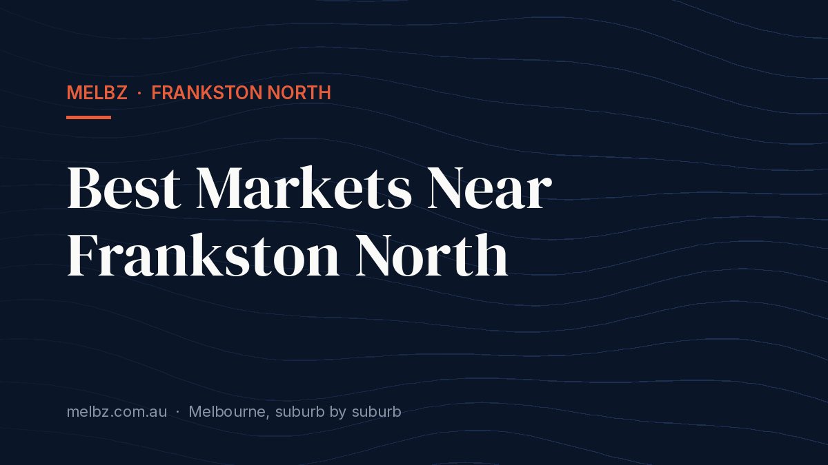 Title card: Best Markets Near Frankston North