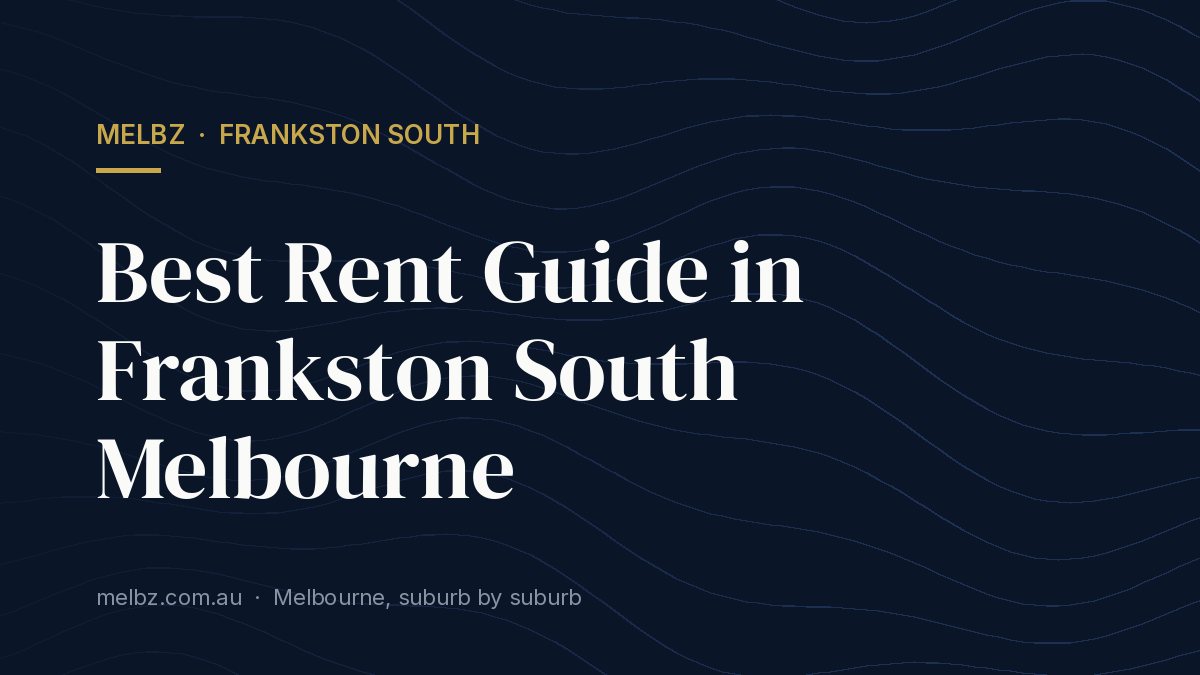 Title card: Best Rent Guide in Frankston South Melbourne