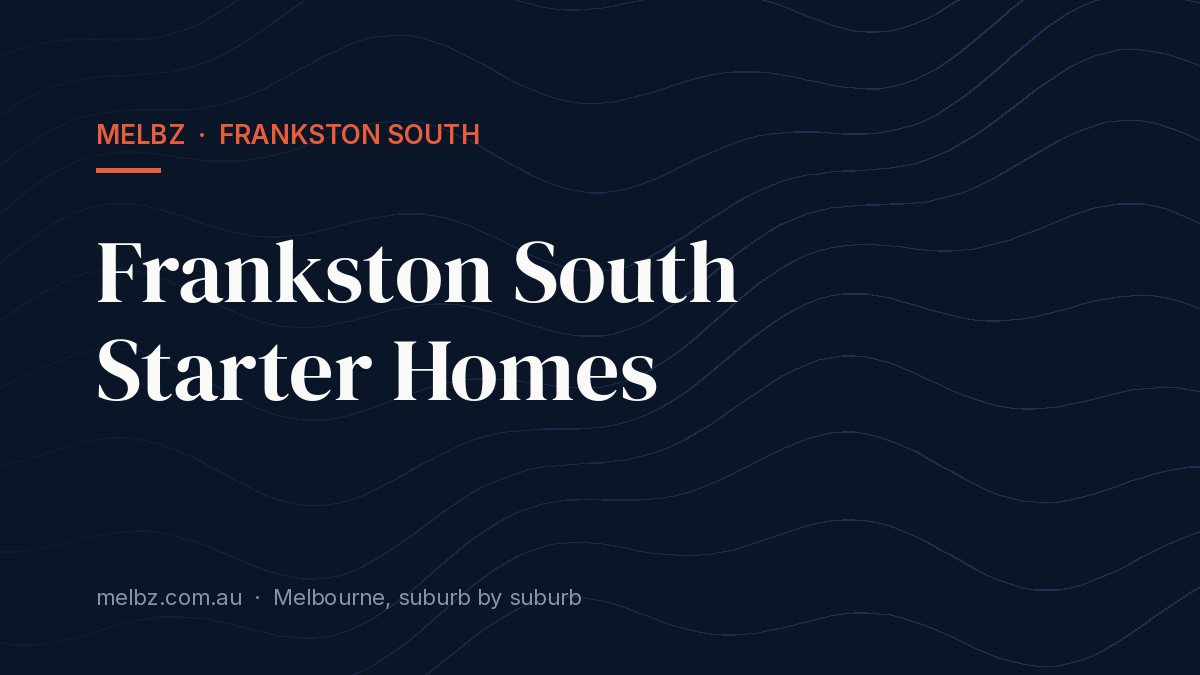 Title card: Frankston South Starter Homes