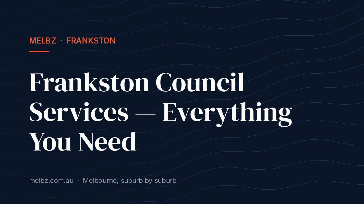 Title card: Frankston Council Services — Everything You Need