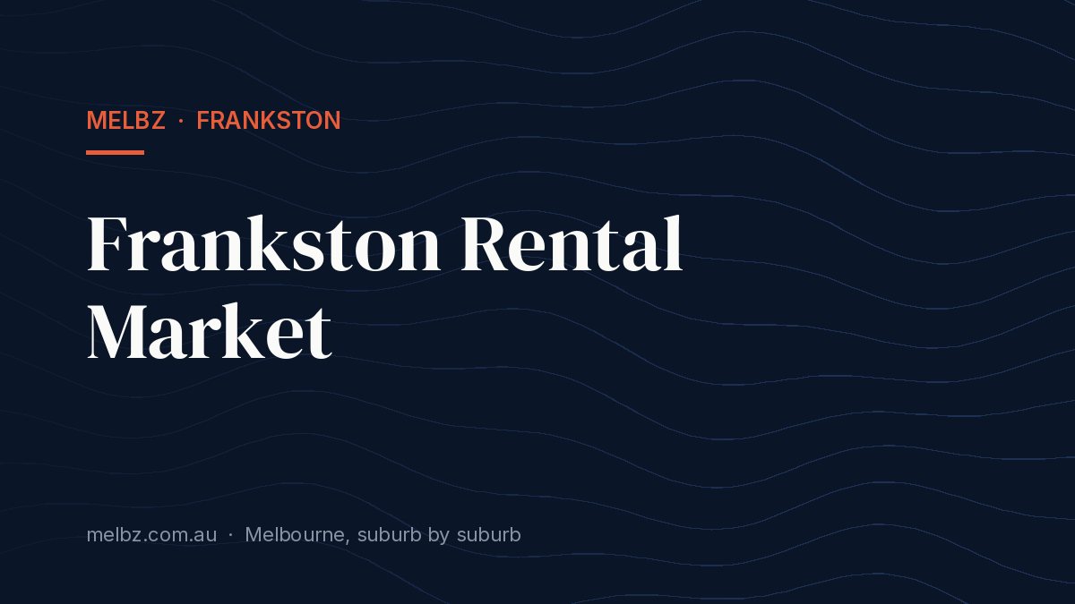 Title card: Frankston Rental Market