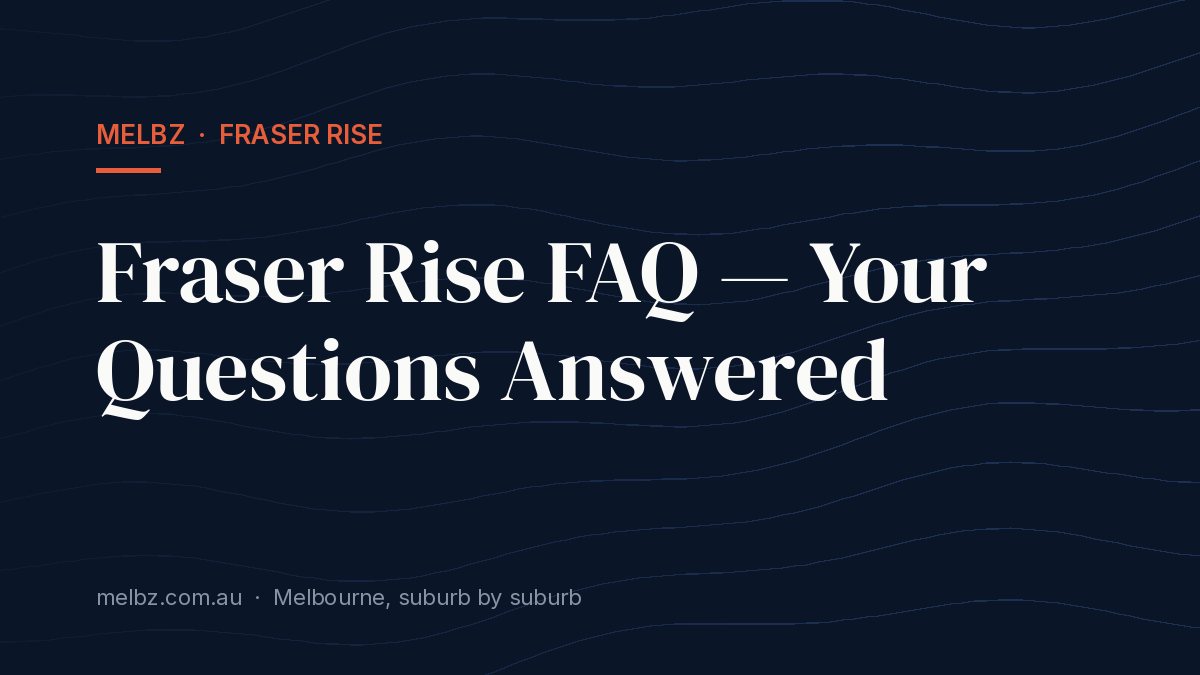 Living in an Apartment in Fraser Rise