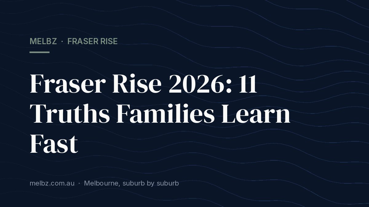 Living in an Apartment in Fraser Rise