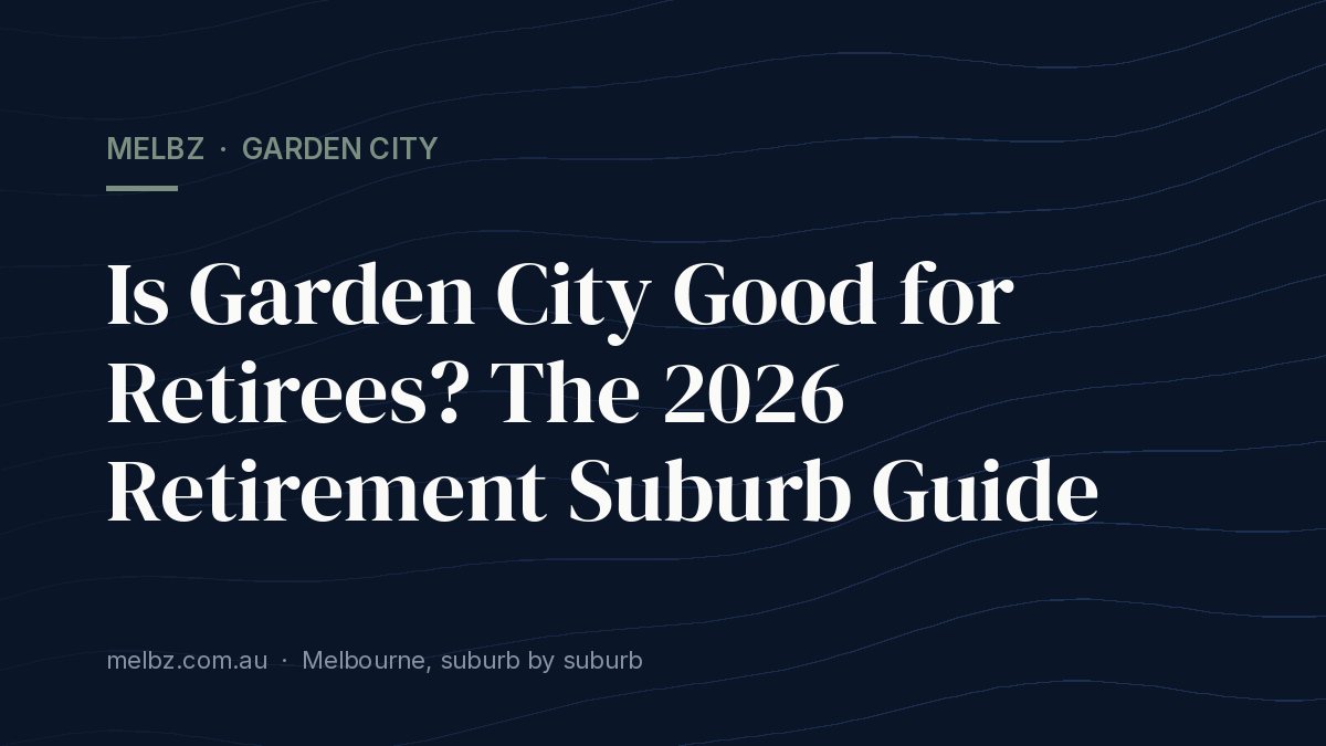 Title card: Is Garden City Good for Retirees? The 2026 Retirement Suburb Guide