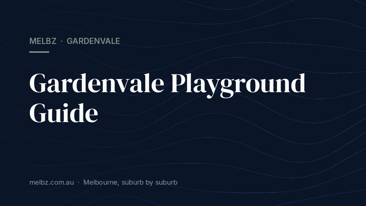 Title card: Gardenvale Playground Guide
