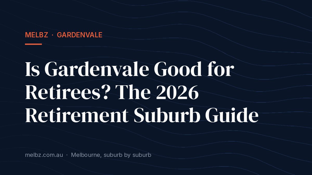 Title card: Is Gardenvale Good for Retirees? The 2026 Retirement Suburb Guide