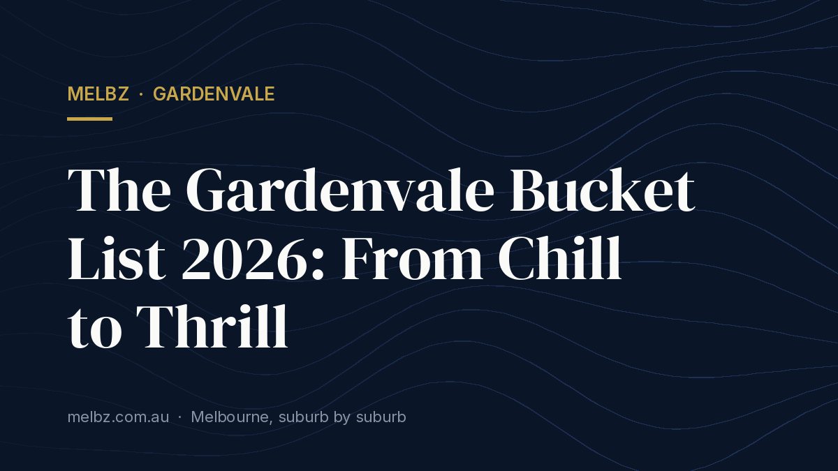 Title card: The Gardenvale Bucket List 2026: From Chill to Thrill
