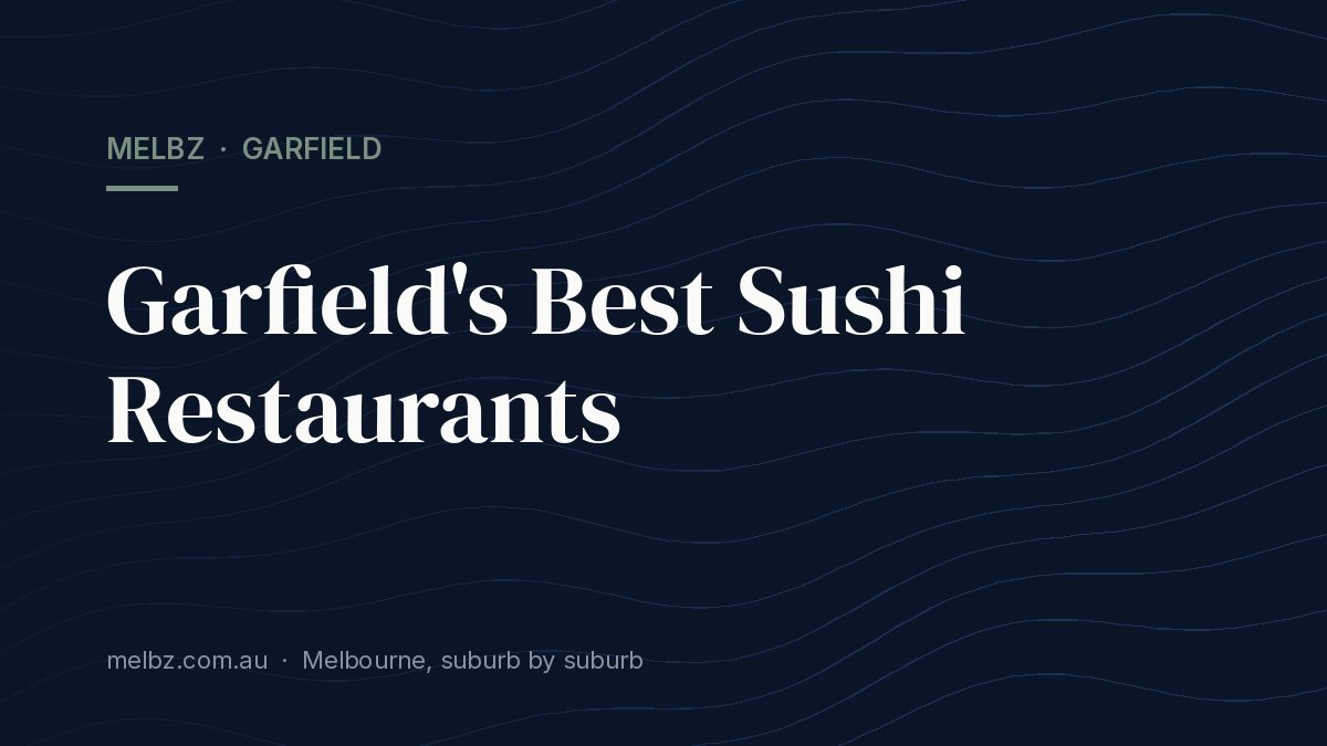 Title card: Garfield's Best Sushi Restaurants