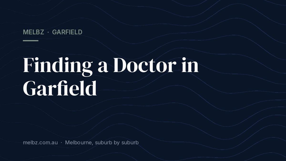 Title card: Finding a Doctor in Garfield