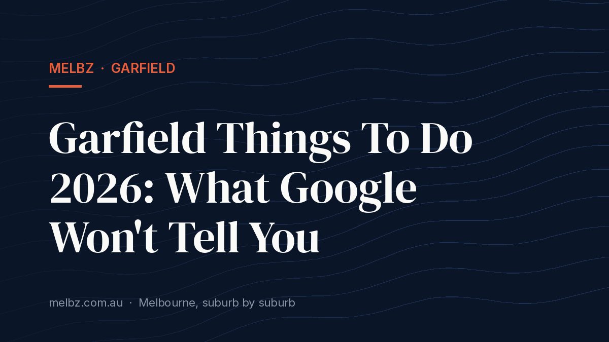 Title card: Garfield Things To Do 2026: What Google Won't Tell You