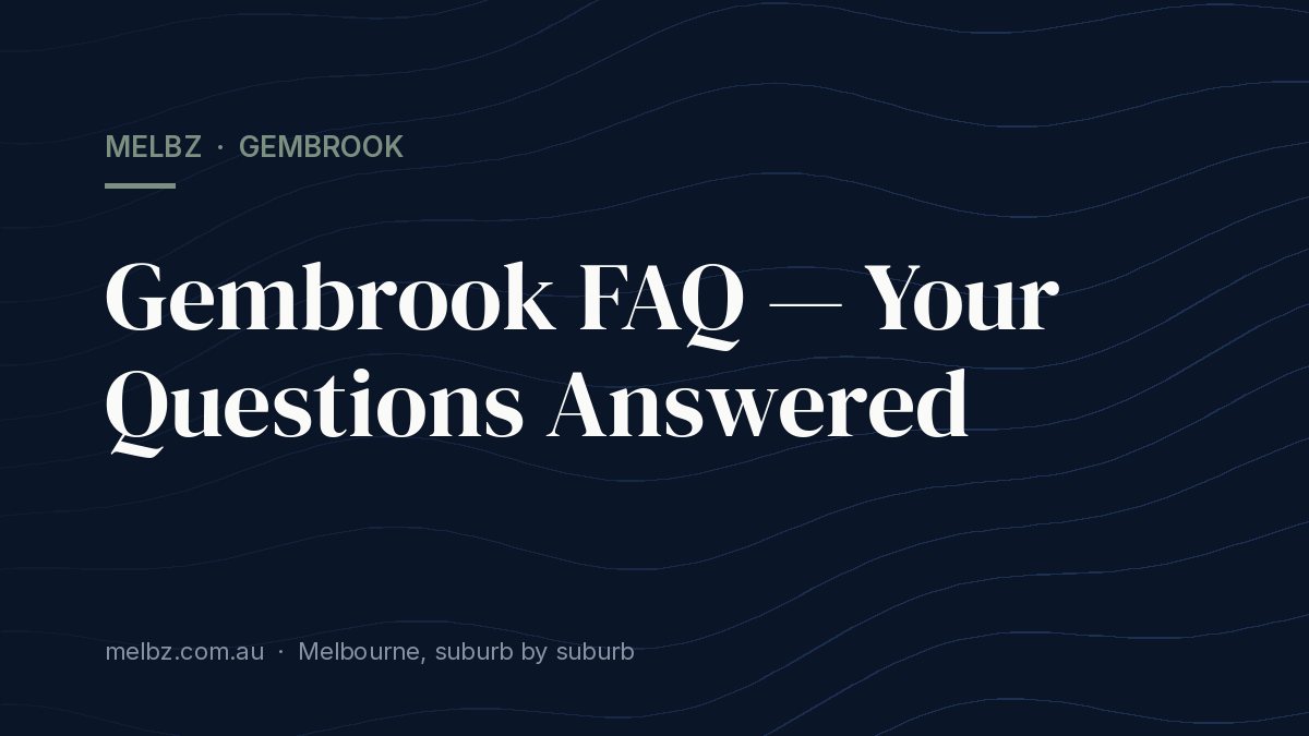 Living in an Apartment in Gembrook