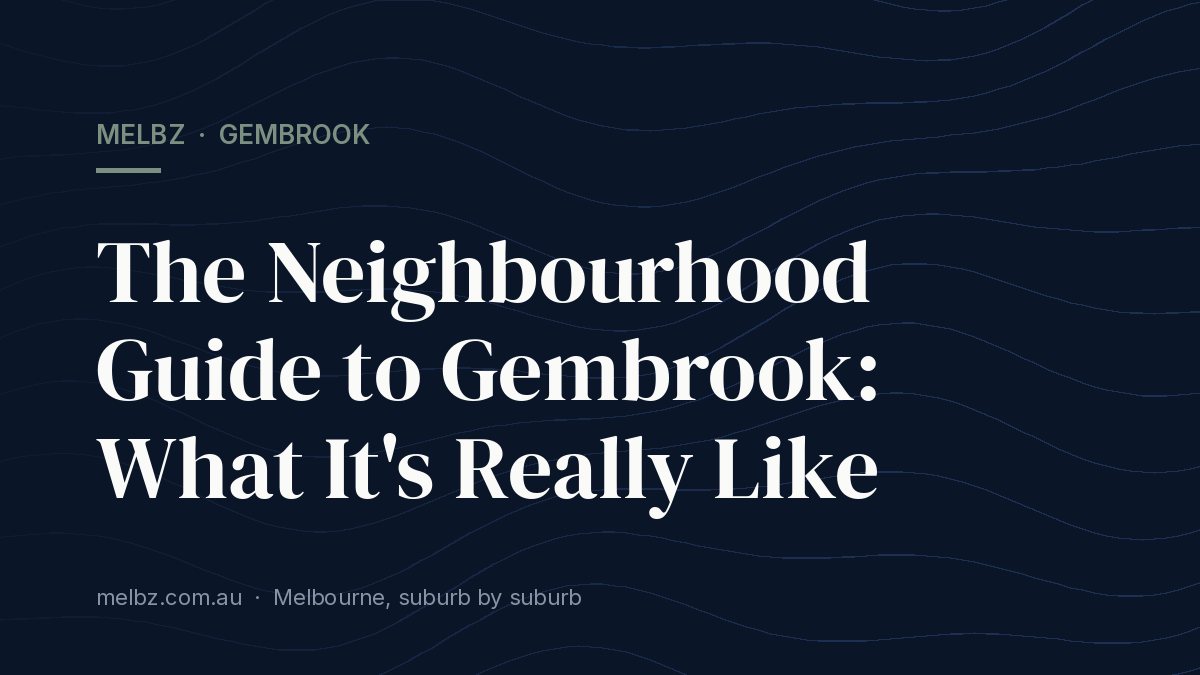 Living in an Apartment in Gembrook