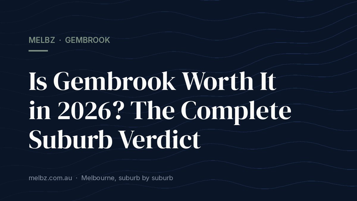 Title card: Is Gembrook Worth It in 2026? The Complete Suburb Verdict