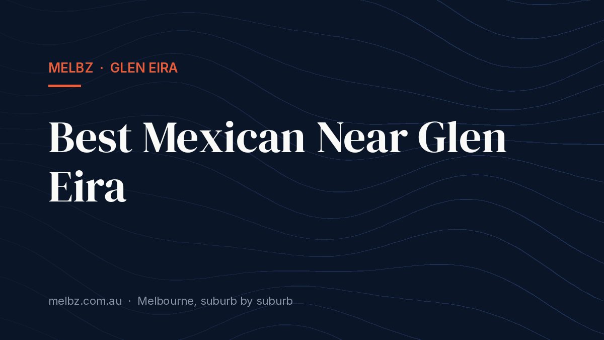 Title card: Best Mexican Near Glen Eira