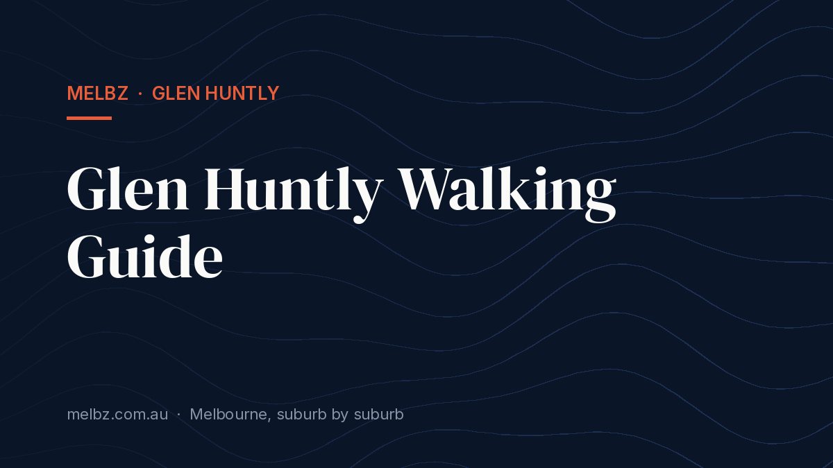 Title card: Glen Huntly Walking Guide