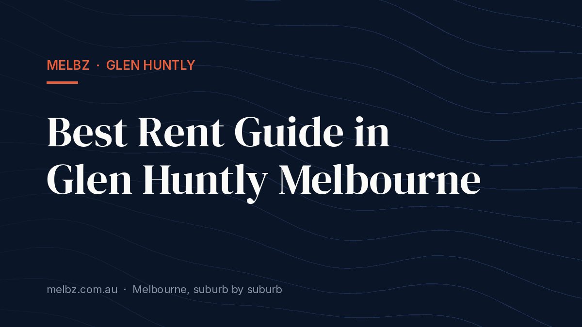 Title card: Best Rent Guide in Glen Huntly Melbourne