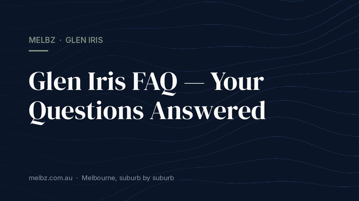 Title card: Glen Iris FAQ — Your Questions Answered