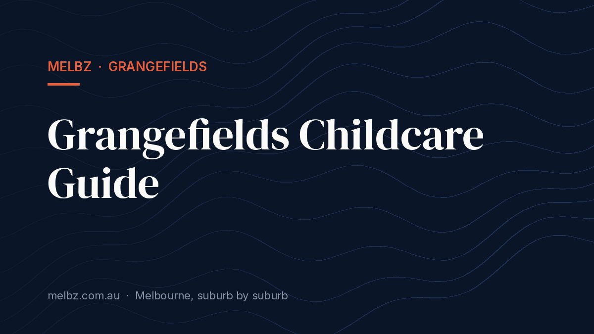 Title card: Grangefields Childcare Guide